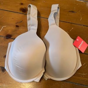 Spanx 34DDD Front Closure Full Coverage Bra Naked 2.0